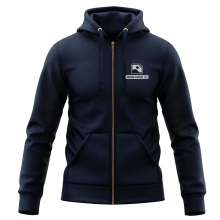 Sweat-Shirt à Capuche Zippé (Veste Gamme DELUXE) (Veste) de qualité supérieure - Marquez votre Sweat-Shirt à Capuche Zippé (Veste Gamme DELUXE) avec votre Logo d'Entreprise (matériau de personnalisation haut de gamme, imprimé en France)